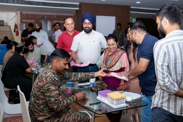 SED partners with Indian Army’s Western Command for Blood Donation Drive